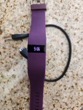 Fitbit Plum Purple Fitness Tracker Band